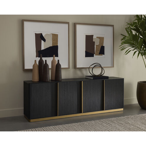 Kalla 84 X 19 inch Charcoal Sideboard